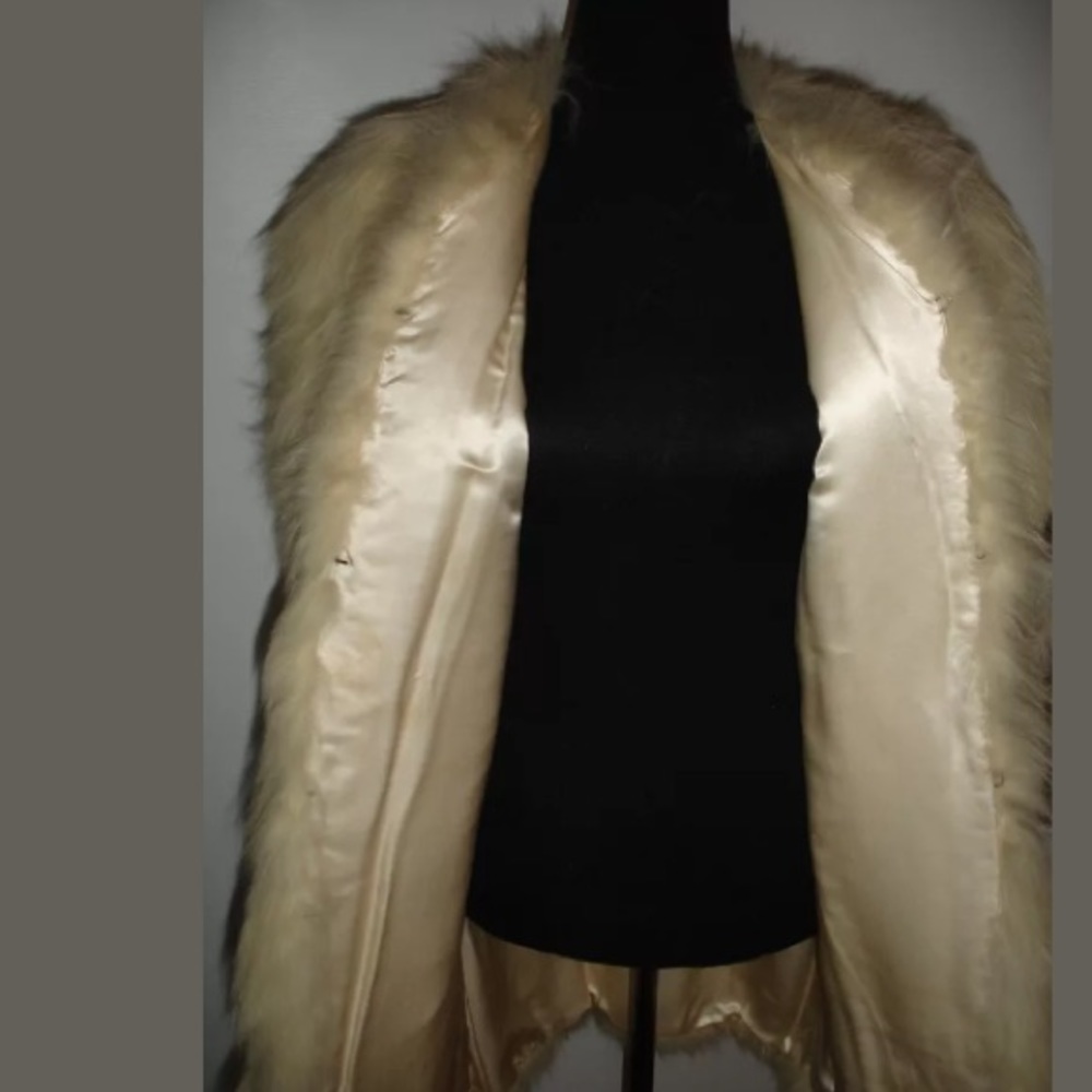 Vintage Sheepskin Fur 3/4 Length Coat - Picture 4 of 8